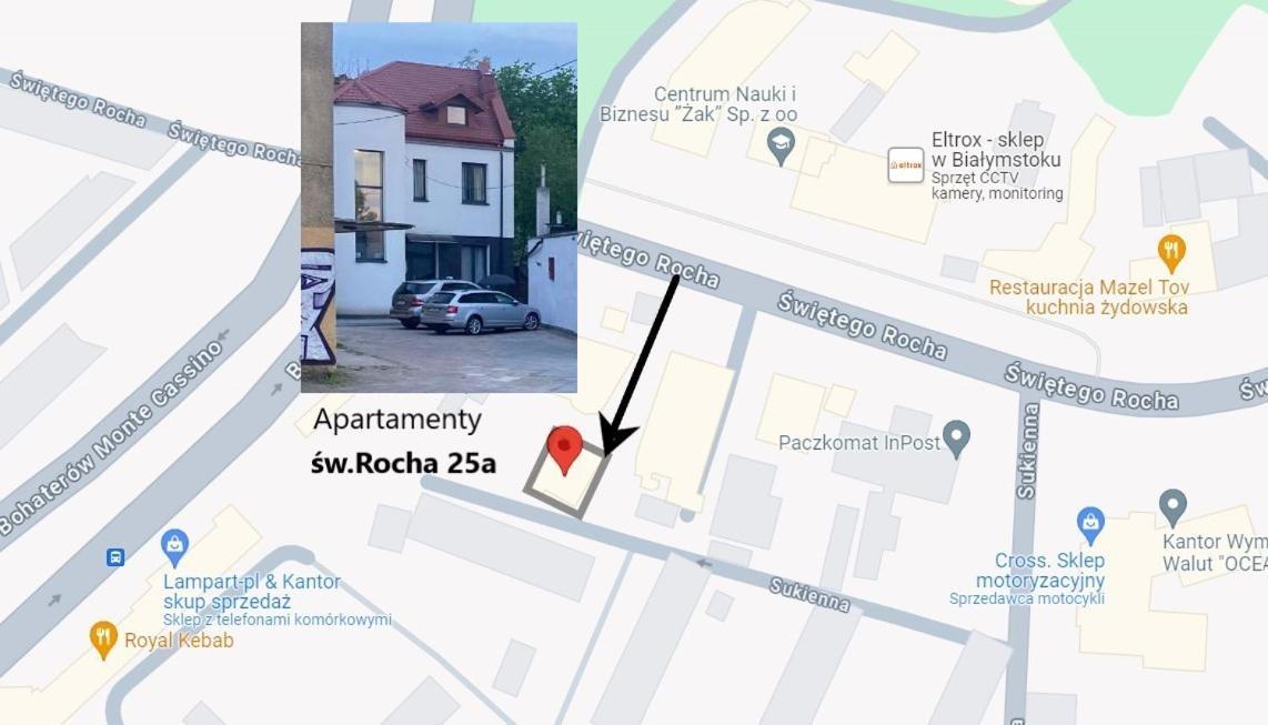 Apartamenty Sw.Rocha Białystok Esterno foto